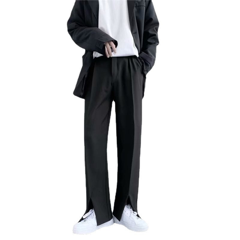 Heather – Flared Damenhosen mit Schlitz